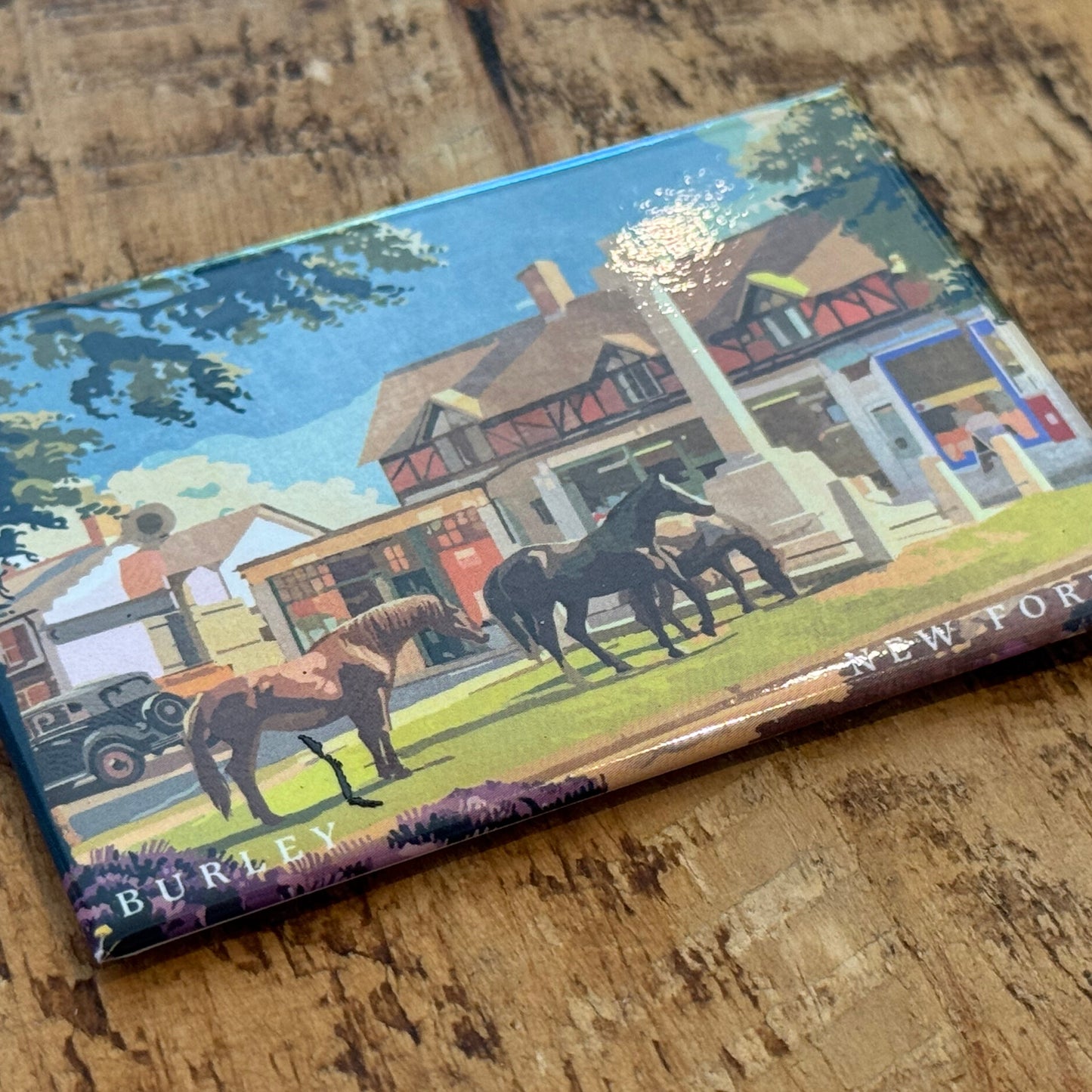 Burley Cross in Summer Magnet On Desk