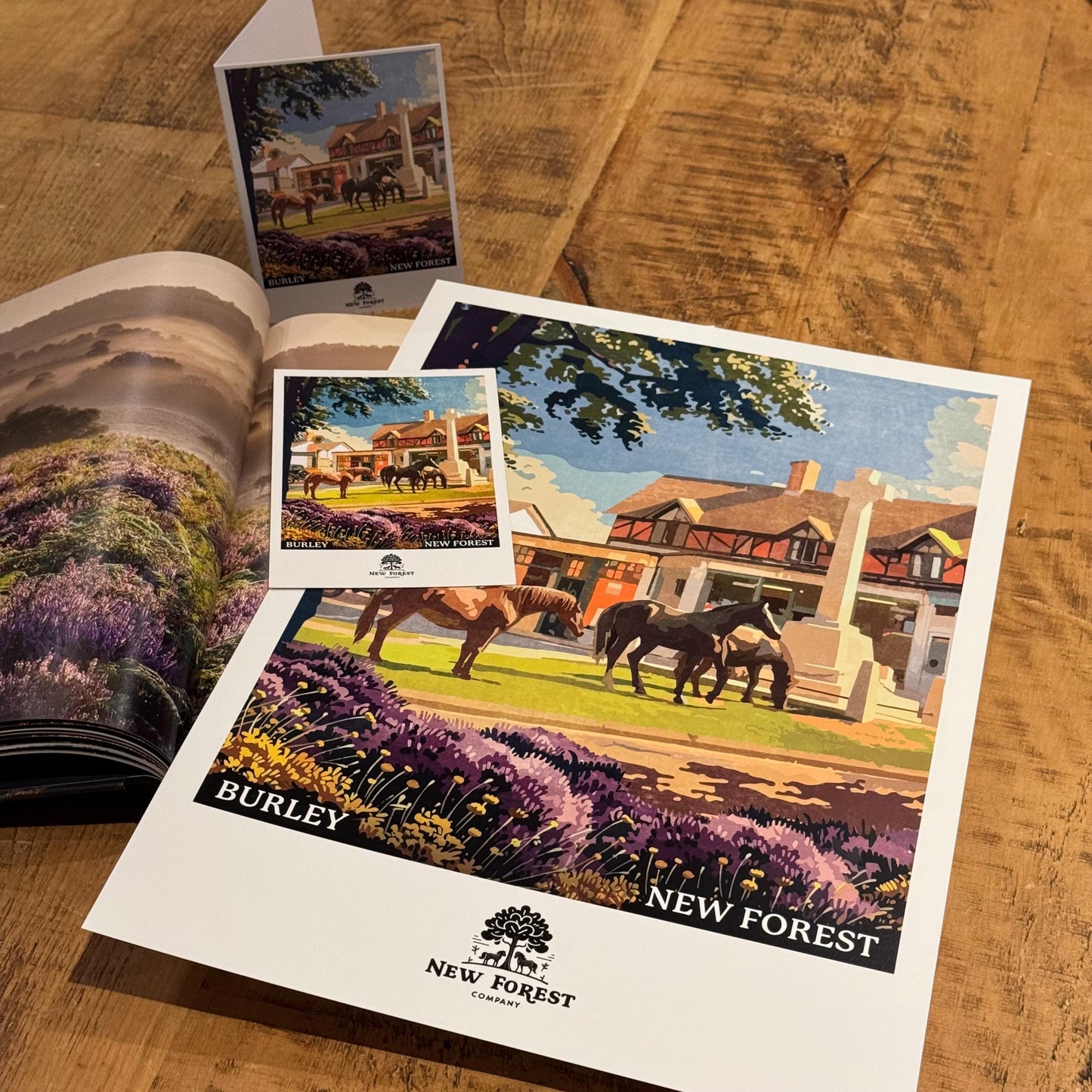 Burley Polaroid Set on Desk