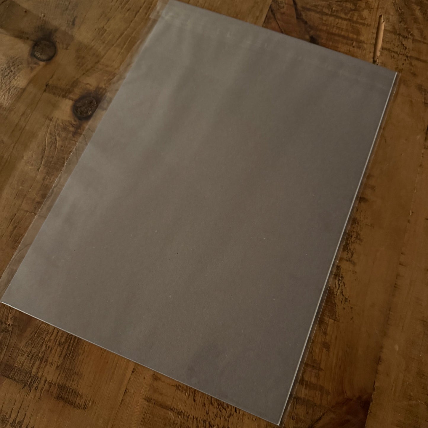 Poster Packaging Card and Plastic Wrap