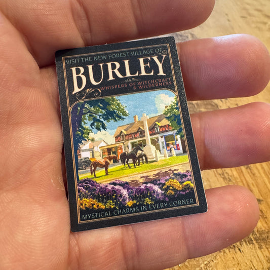 Burley 1930s Travel Sticker in Hand