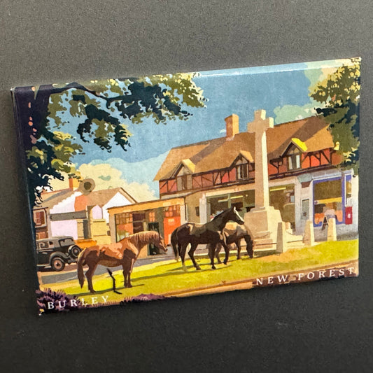 Burley Cross in Summer Magnet On Fridge