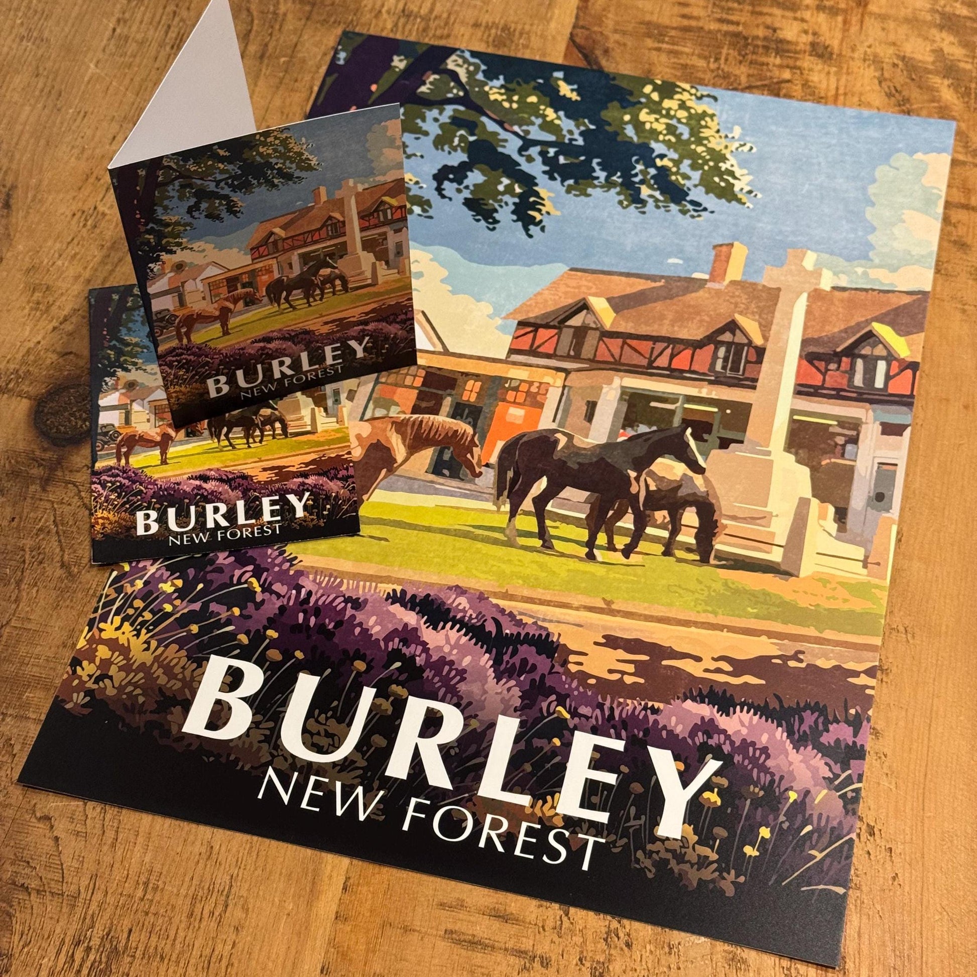 Burley Cross in Summer Set On Desk