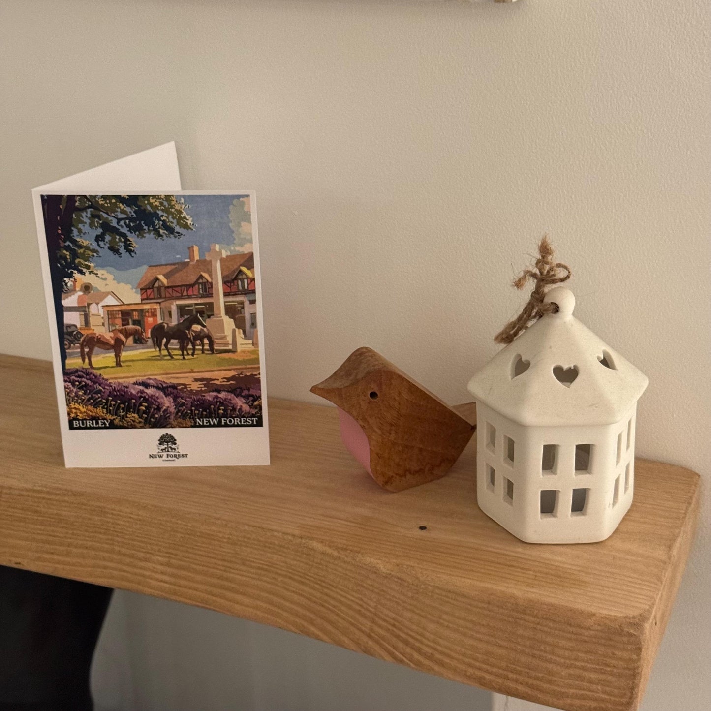 Burley Polaroid Greeting Card On Shelf