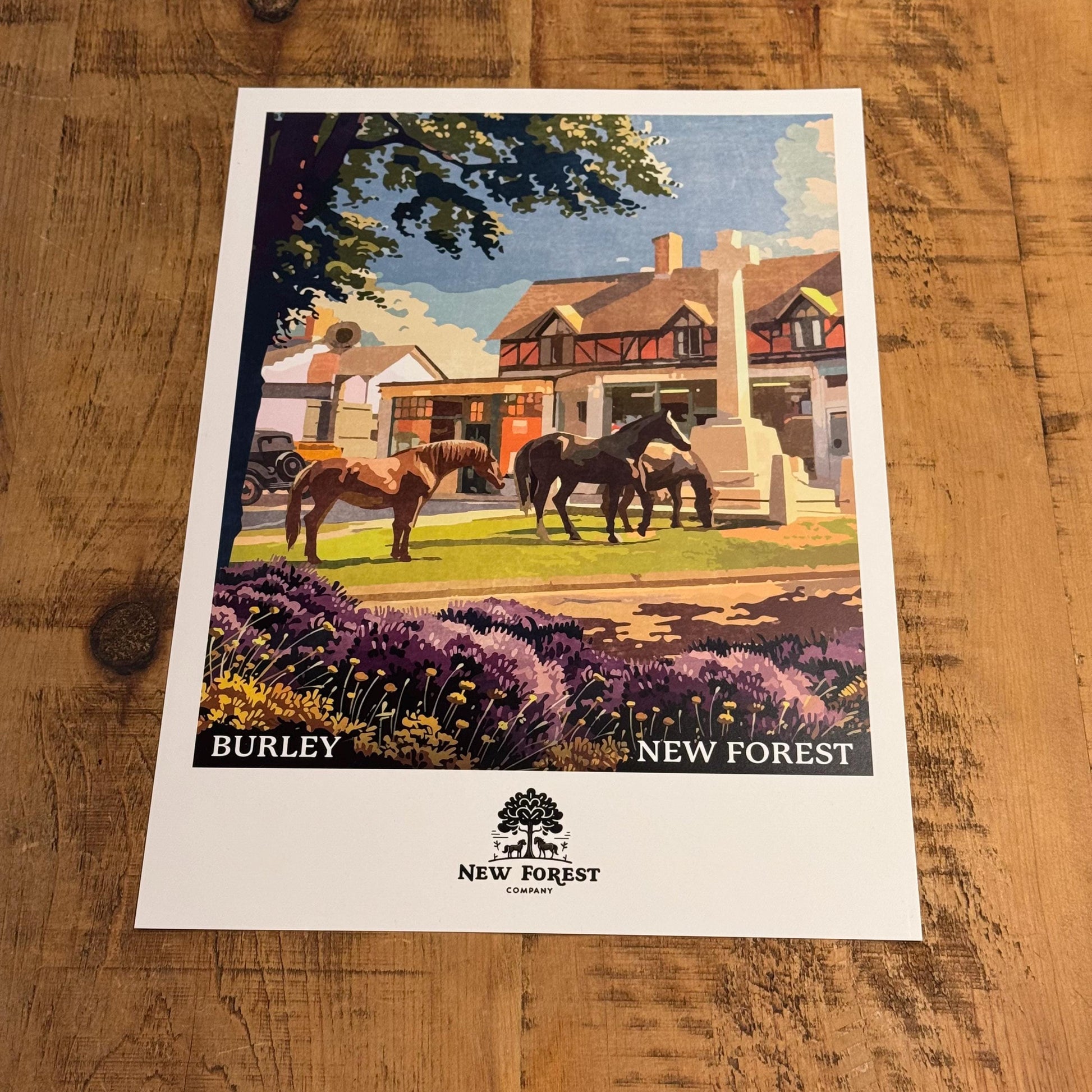 Burley Polaroid Poster on Desk