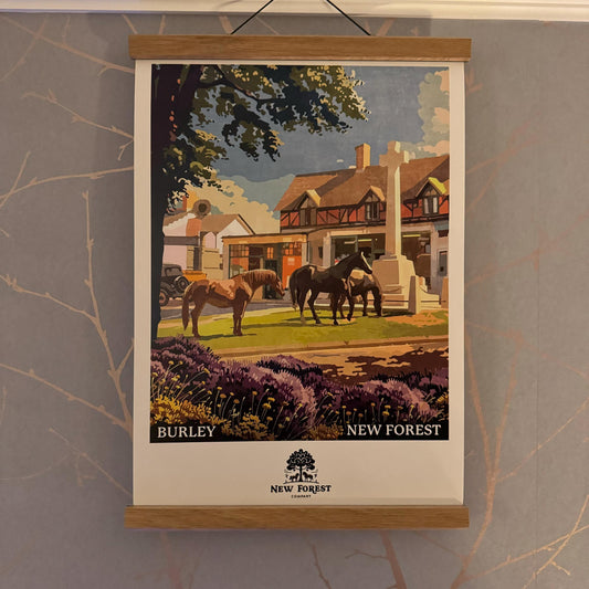 Burley Polaroid Poster on Wall