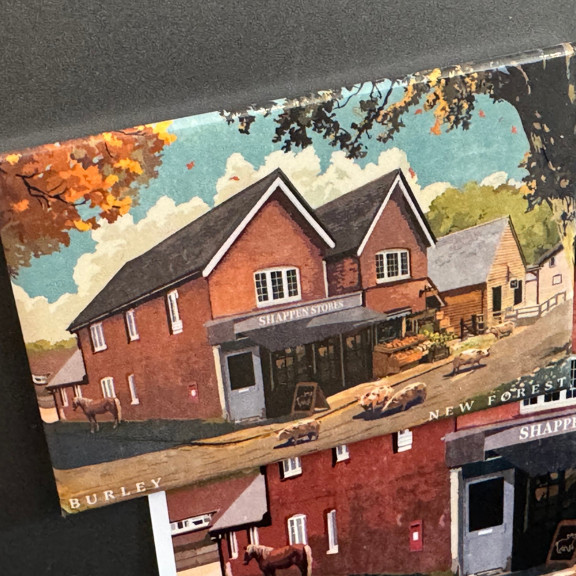 Burley Shappen Stores Magnet On Fridge