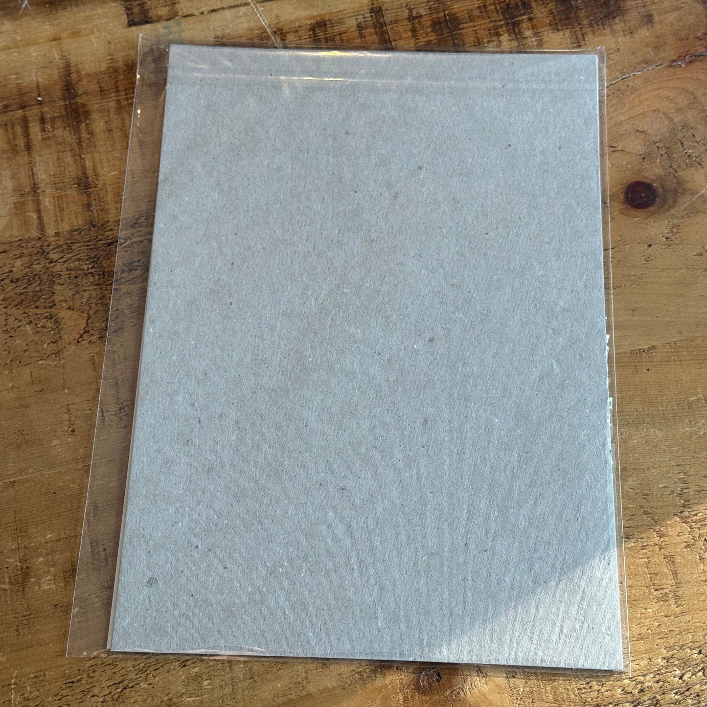 Greyboard backing to protect the poster