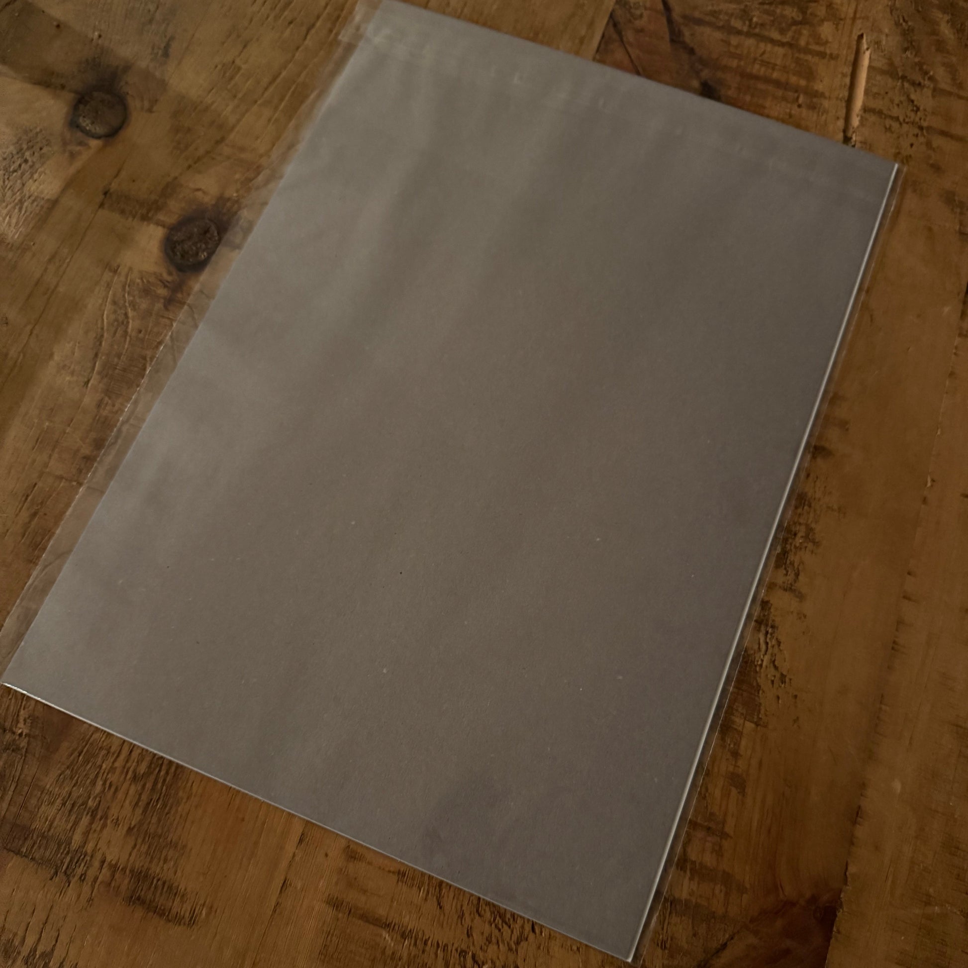 Poster Packaging Card and Plastic Wrap